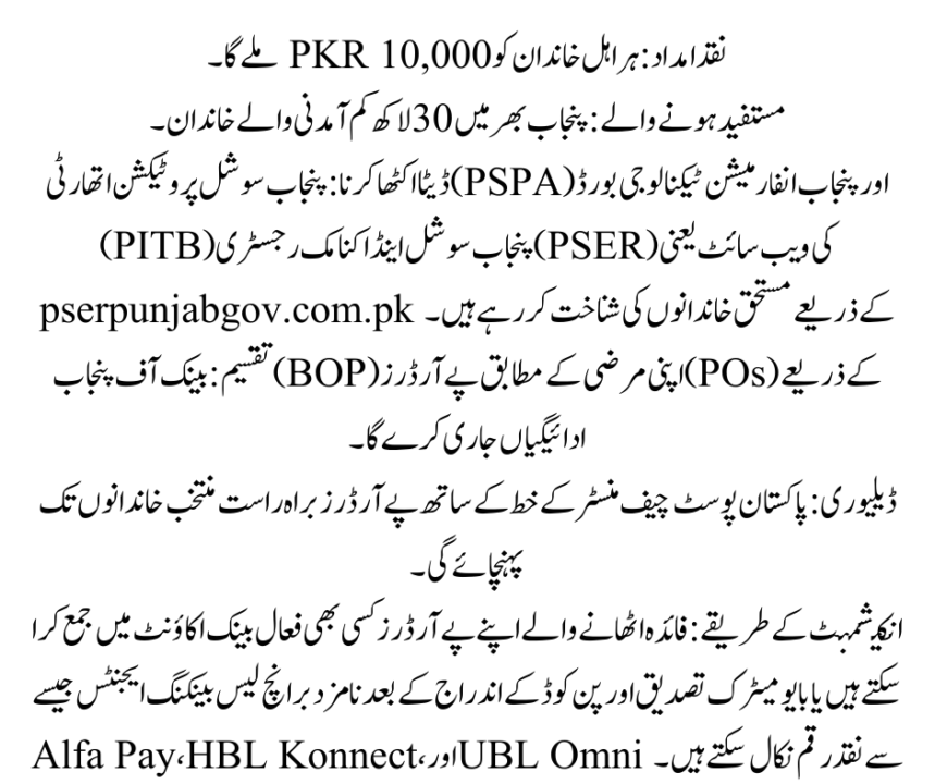 Key Features of the Nigahban Ramzan Package 2025