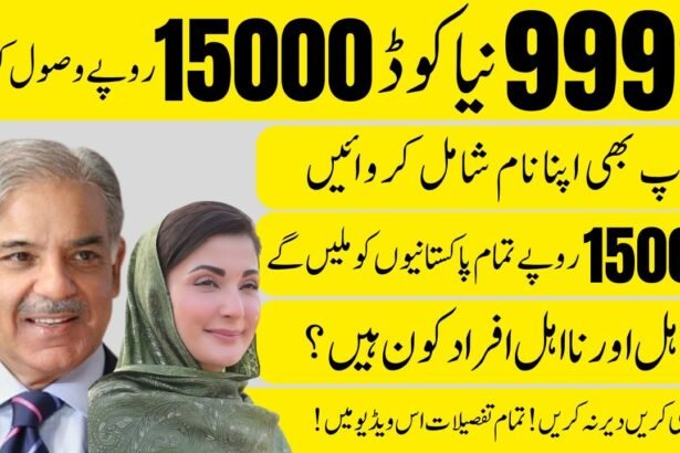 Maryam Nawaz 9999 Ramadan Cash Grant Eligibility Criteria